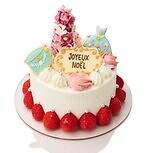 渋谷ヒカリエ ShinQs“おとぎ話”着想25年クリスマスケーキ、森のティーパーティー風や蝶型ケーキ｜写真16