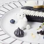 ルワンジュ東京「モノトーン」アフタヌーンティー、純白テディベア＆黒ごまパンナコッタなど白黒スイーツ｜写真6