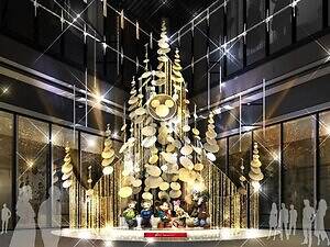 丸の内の25年クリスマス、ディズニー・アニメーション『アナ雪』『ズートピア2』など装飾｜写真1