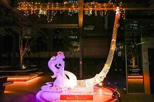 丸の内の25年クリスマス、ディズニー・アニメーション『アナ雪』『ズートピア2』など装飾｜写真8