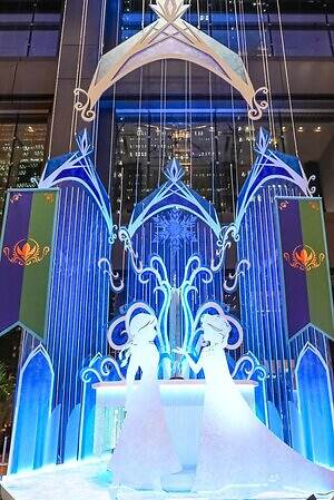 丸の内の25年クリスマス、ディズニー・アニメーション『アナ雪』『ズートピア2』など装飾｜写真5