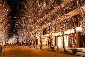 「丸の内イルミネーション 2025」シャンパンゴールド色の光が照らす東京駅前・丸の内仲通り｜写真3