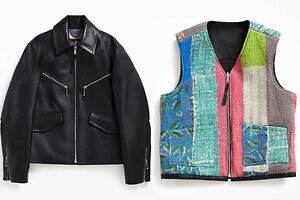 バイレードの初ウェア、インド“手刺繍ブランケット”用いたレザージャケット＆ベスト