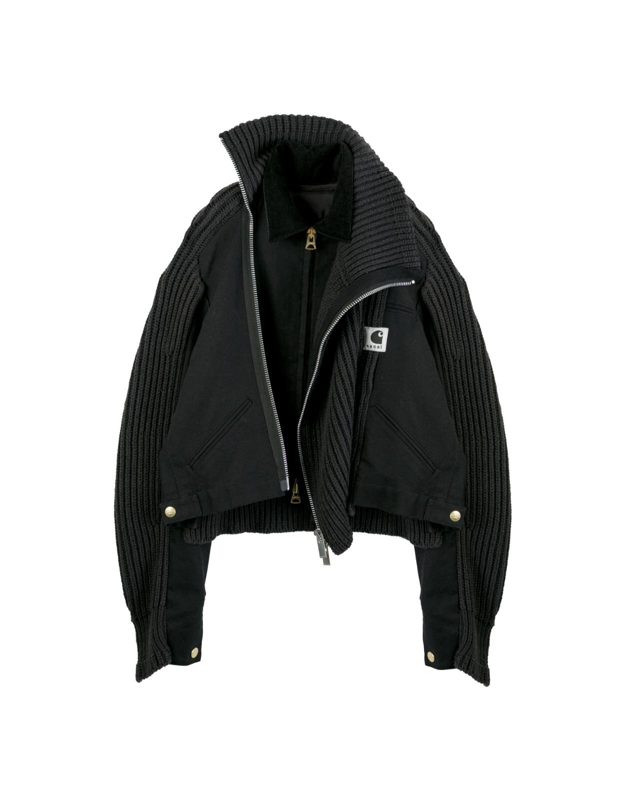 sacai×カーハート WIP「デトロイトジャケット」に中綿ジャケットをドッキング｜写真36