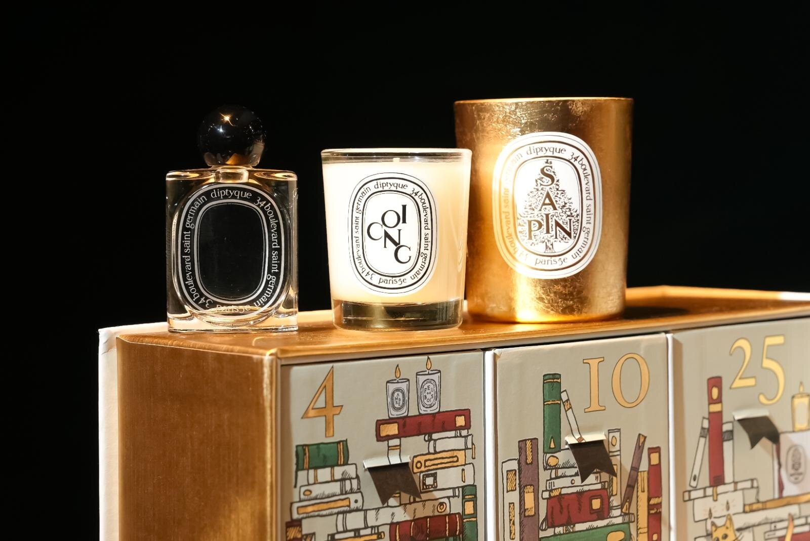 ディプティック　アドベントカレンダー　2023 ディプティック23年クリスマスコフレ、キャンドル＆フレグランス