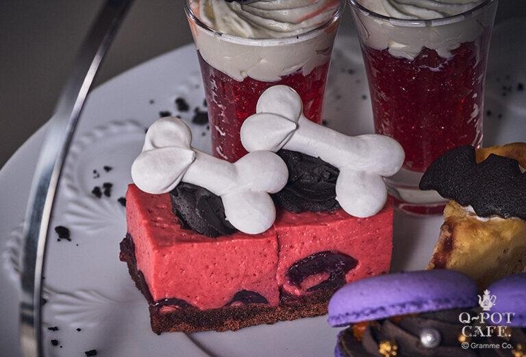 Q-pot CAFE.25年ハロウィン、コウモリ舞うアフタヌーンティー＆オバケのスイーツプレート｜写真3