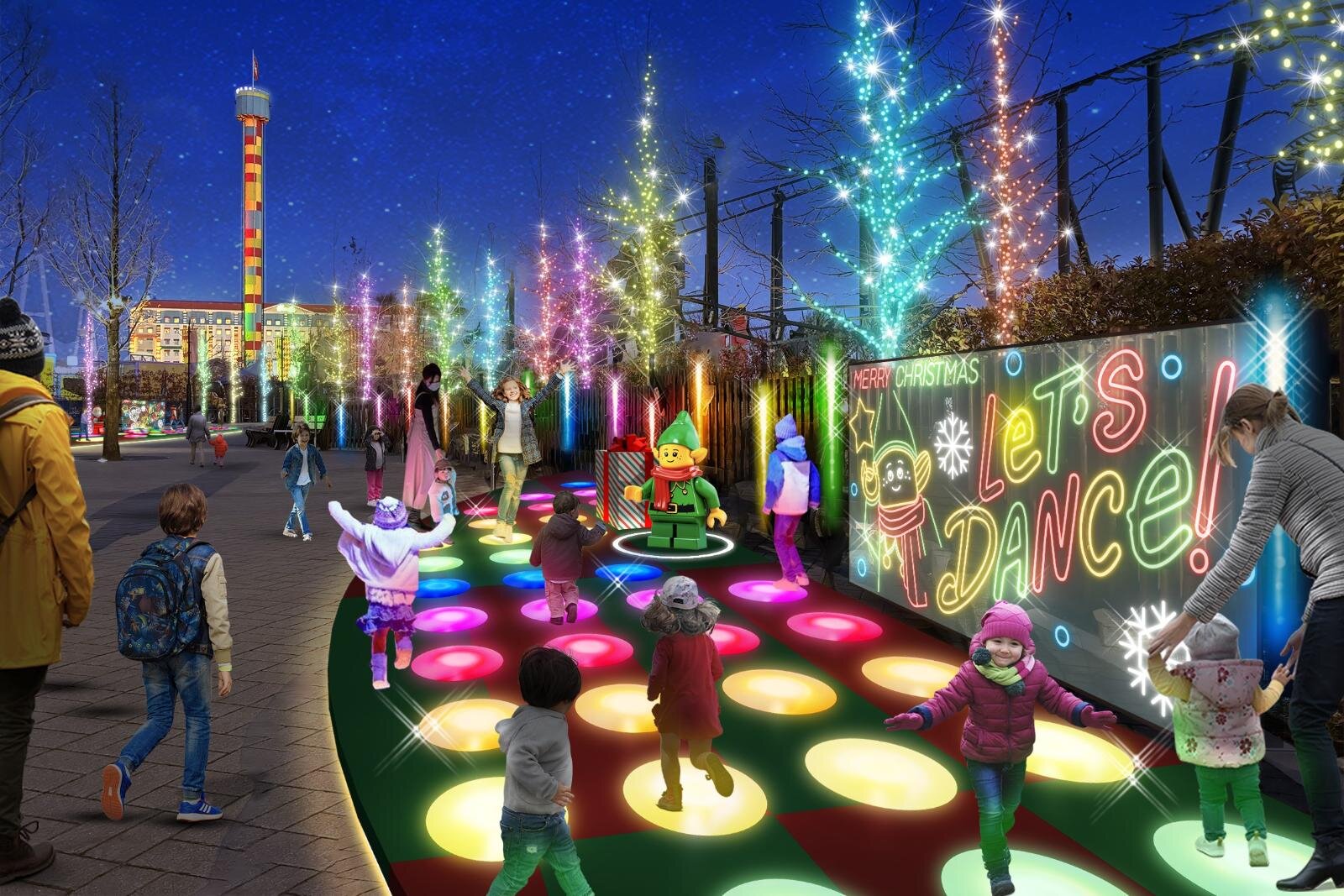名古屋「レゴランド」クリスマスイベント、“踏むと音が鳴る”イルミネーションや謎解きゲーム｜写真14