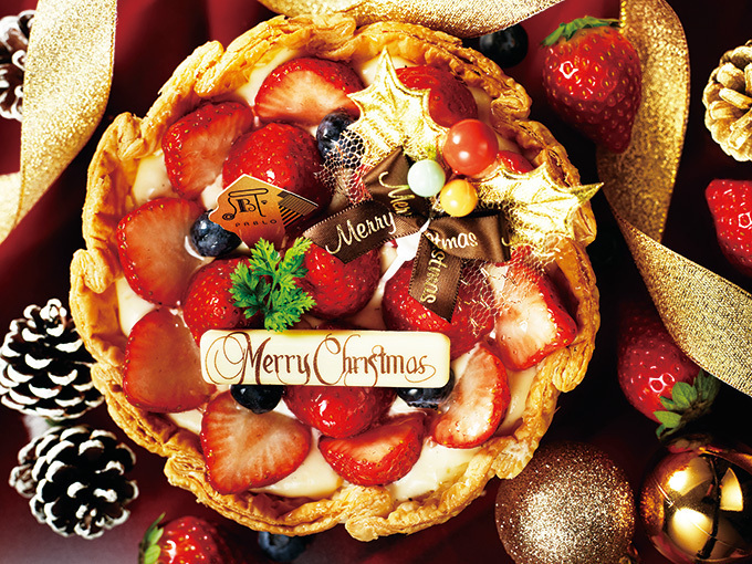 パブロから「たっぷり苺とベリーの贅沢チーズタルト」限定発売 - カフェではクリスマス向けタルト | 写真