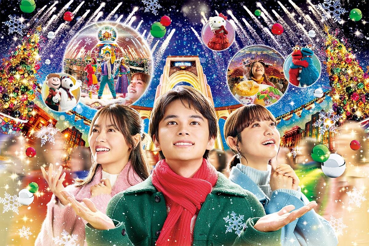 USJ「ユニバーサル・クリスマス・ジョイ」ホグワーツ城の冬景色マッピングショーやフードフェス｜写真1
