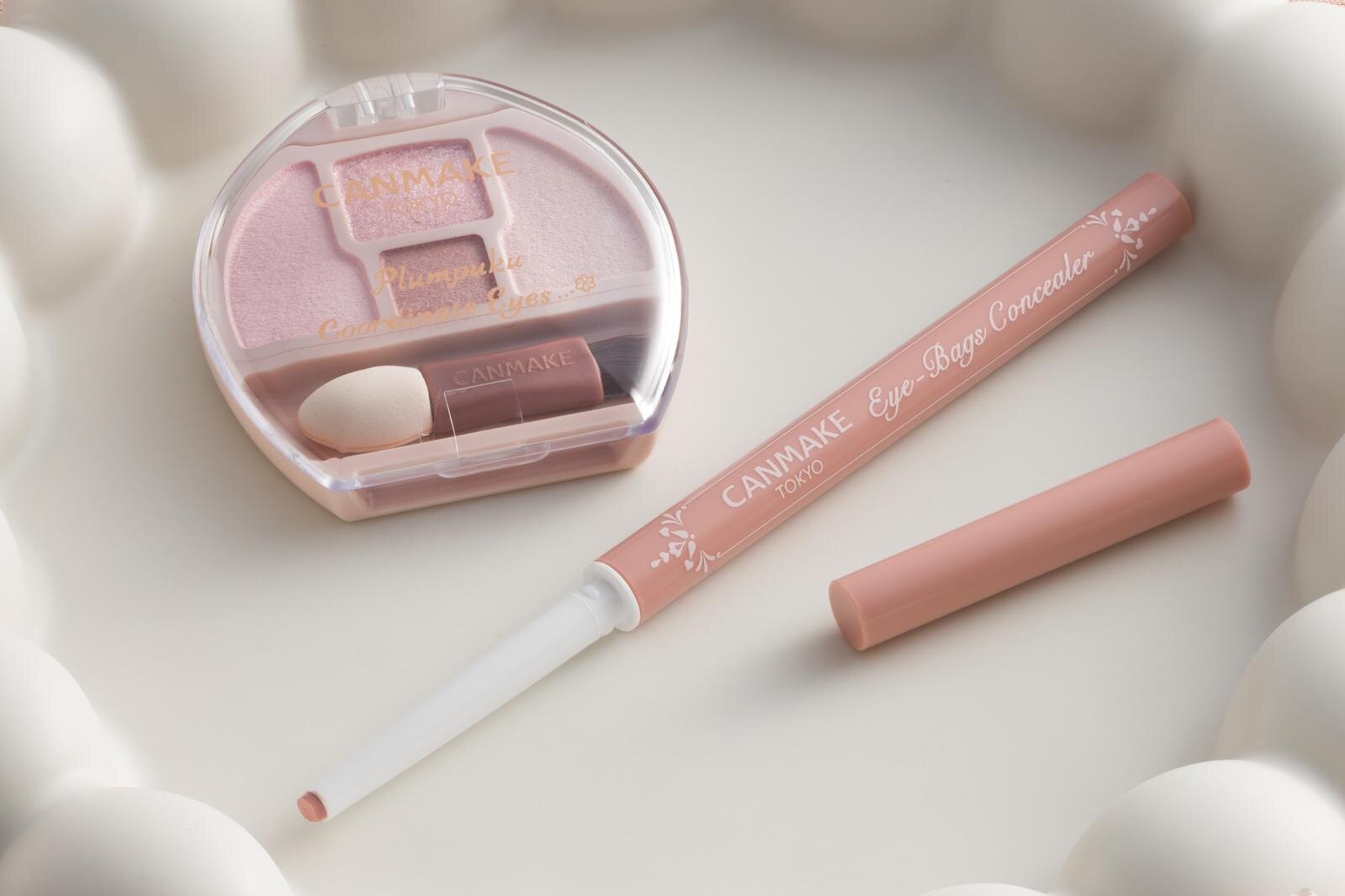 キャンメイク25年秋コスメ、‟白みピンク”のぷっくり涙袋用アイパレ＆くすみローズ系コンシーラー