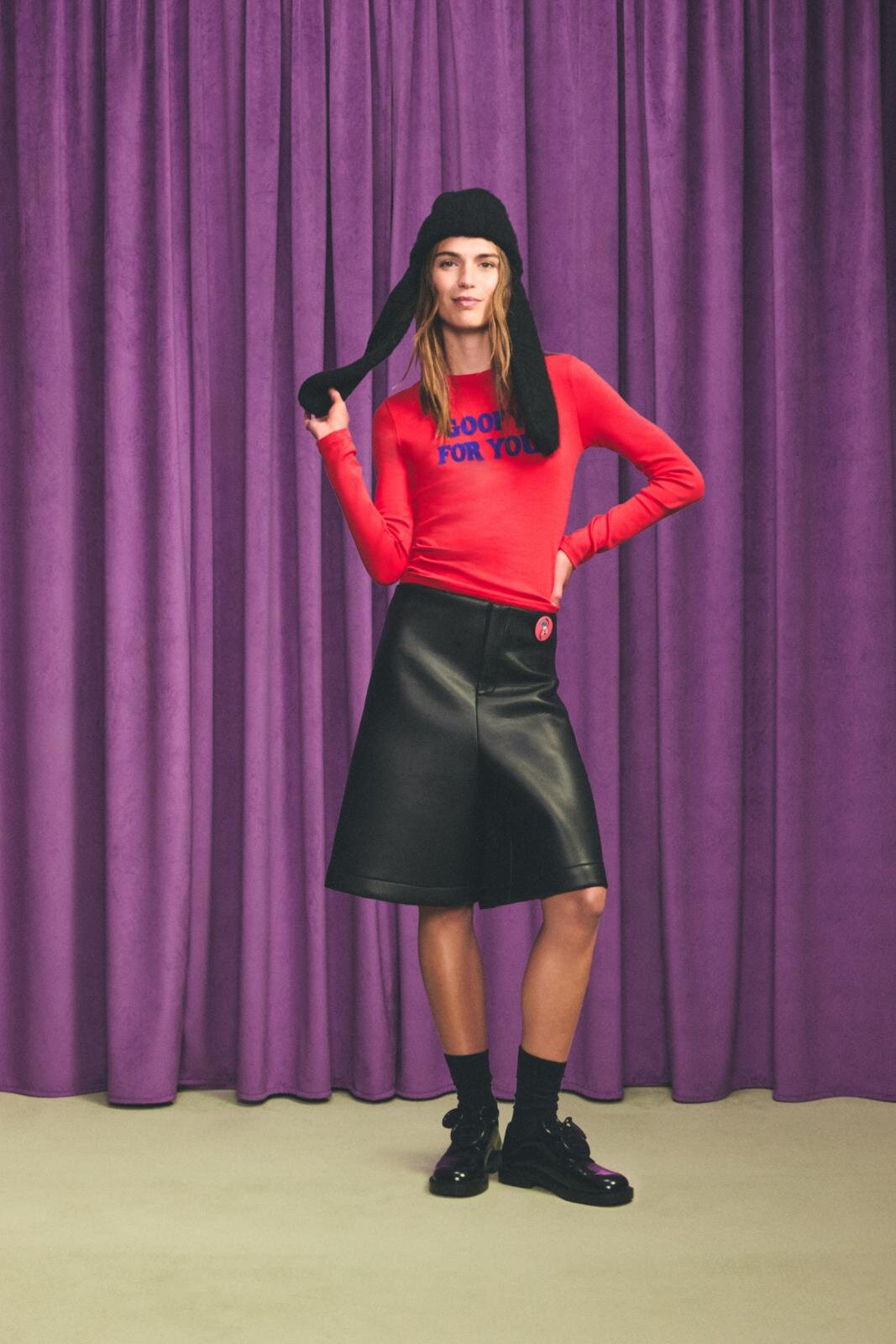 ZARA×ディズニー“ミッキー＆フレンズ”着想ウェア、ミニーのリボンカーディガンやファーコート｜写真130