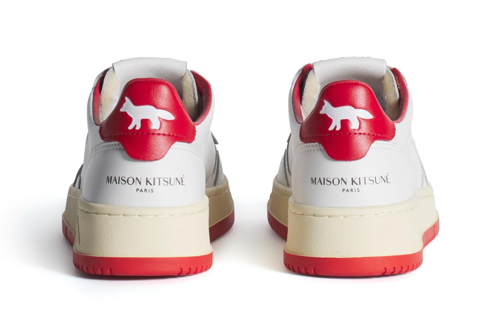 メゾン キツネ×オートリー“フォックス”ロゴ入りスニーカー＆アメリカンカレッジ風スウェット｜写真3