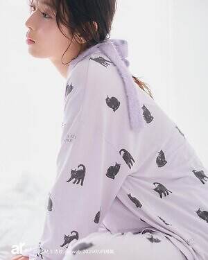 ジェラート ピケのハロウィンルームウェア、黒猫総柄シャツ＆ぷっくりリボンのフェザーカーディガンなど｜写真5