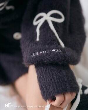 ジェラート ピケのハロウィンルームウェア、黒猫総柄シャツ＆ぷっくりリボンのフェザーカーディガンなど｜写真3