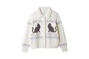 ジェラート ピケのハロウィンルームウェア、黒猫総柄シャツ＆ぷっくりリボンのフェザーカーディガンなど｜写真14