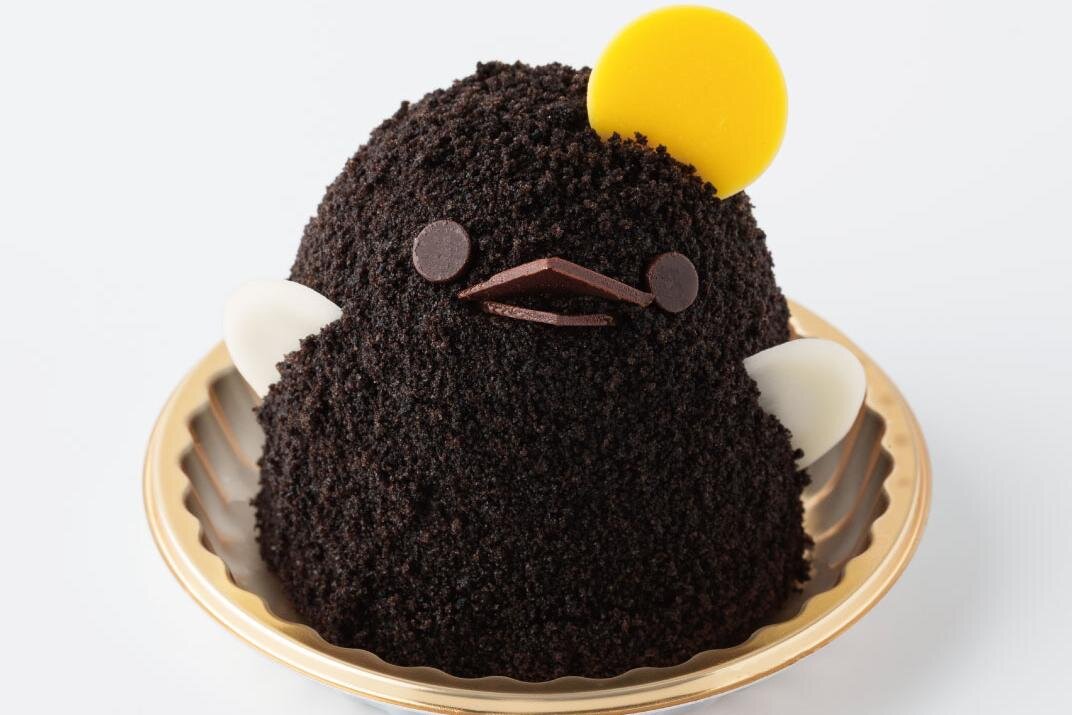 名古屋のひよこ型スイーツ「お月見ぴよりん」チョコババロア×濃厚プリンに満月チョコを添えて