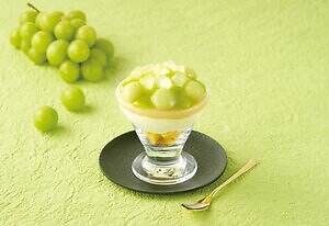 井村屋「やわもちアイス パフェ マスカット」“マスカット大福風”もち入り5層パフェアイス|写真3