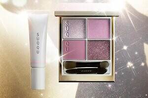 SUQQU2025年クリスマスコフレ、“光のユーフォリア”キラキラアイシャドウ＆多幸感ミニチーク