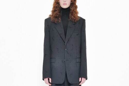 DRESSEDUNDRESSED バックロゴ ネイビー ドレスドアンドレスド : DRESSEDUNDRESSED - ファッションプレス