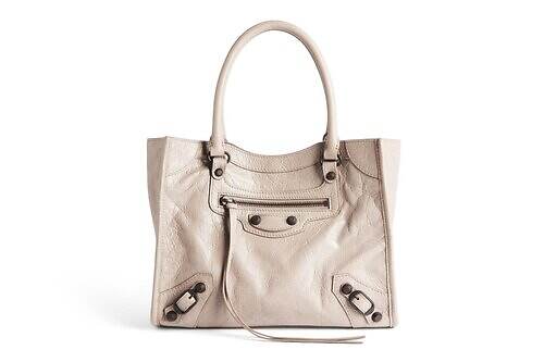 バレンシアガ「ル・シティ」限定ミニトートバッグにピンクや“アーモンド”カラー