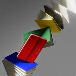 イッセイ ミヤケ | モレスキン“カードケースと一体化”ノート、約20枚の名刺入るポケット付き｜写真10