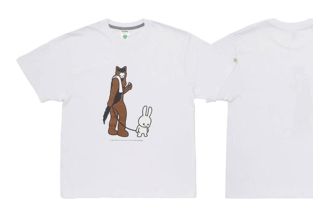 キューン×映画『THE オリバーな犬、(Gosh!!)このヤロウ MOVIE』オリバーを連れて歩くうさぎT