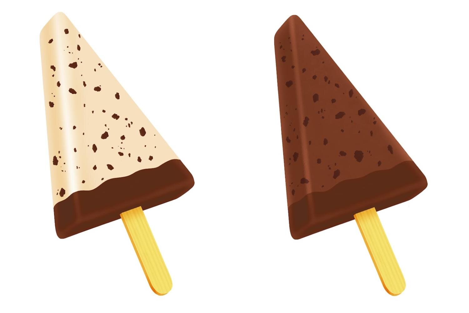 「チョコ＆バニラバー」486円 ※希望小売価格