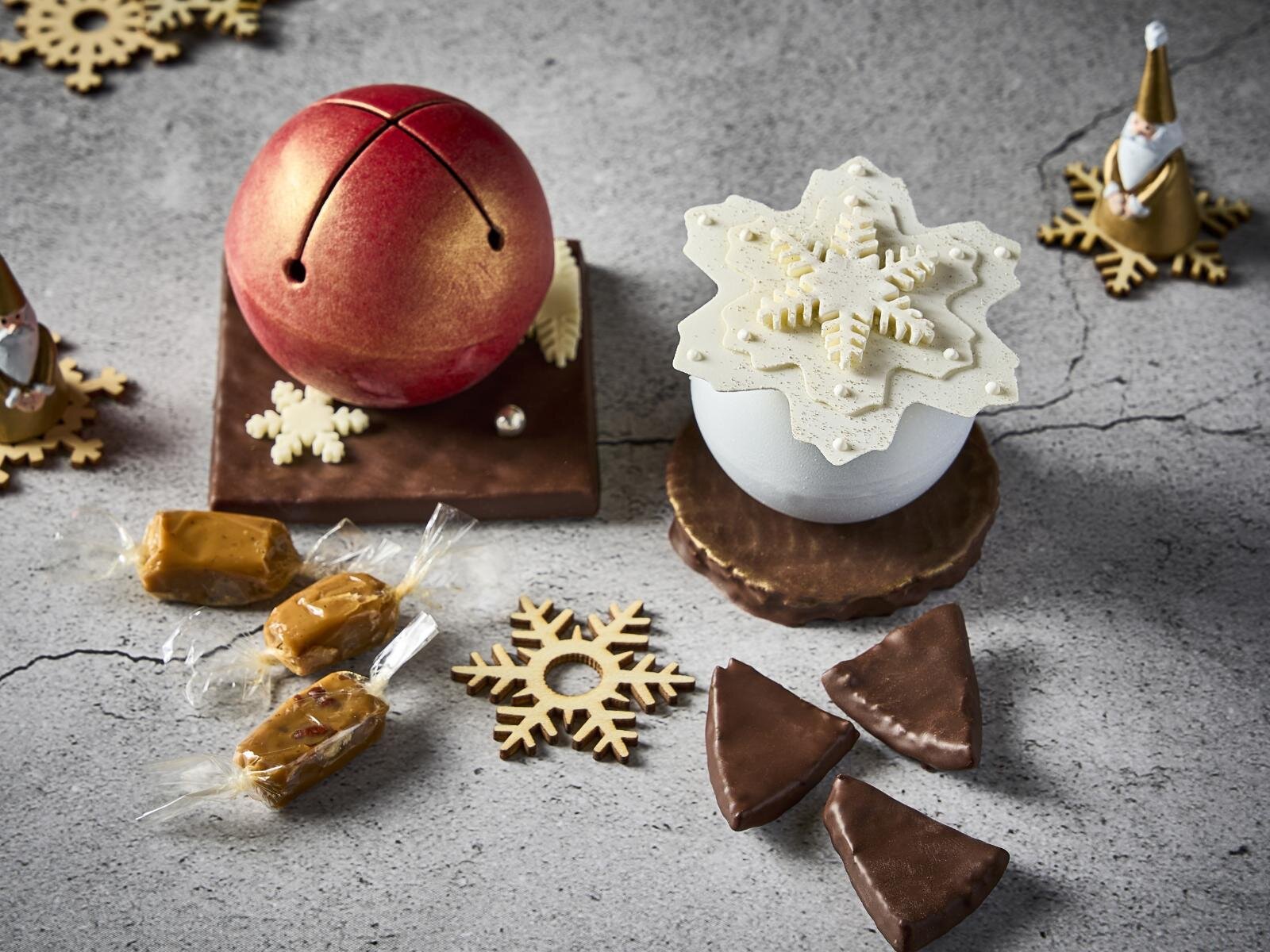 “雪だるまマシュマロ”にミルク注いでホットチョコレートに！クリスマス菓子がザ・リッツ・カールトン大阪で｜写真3