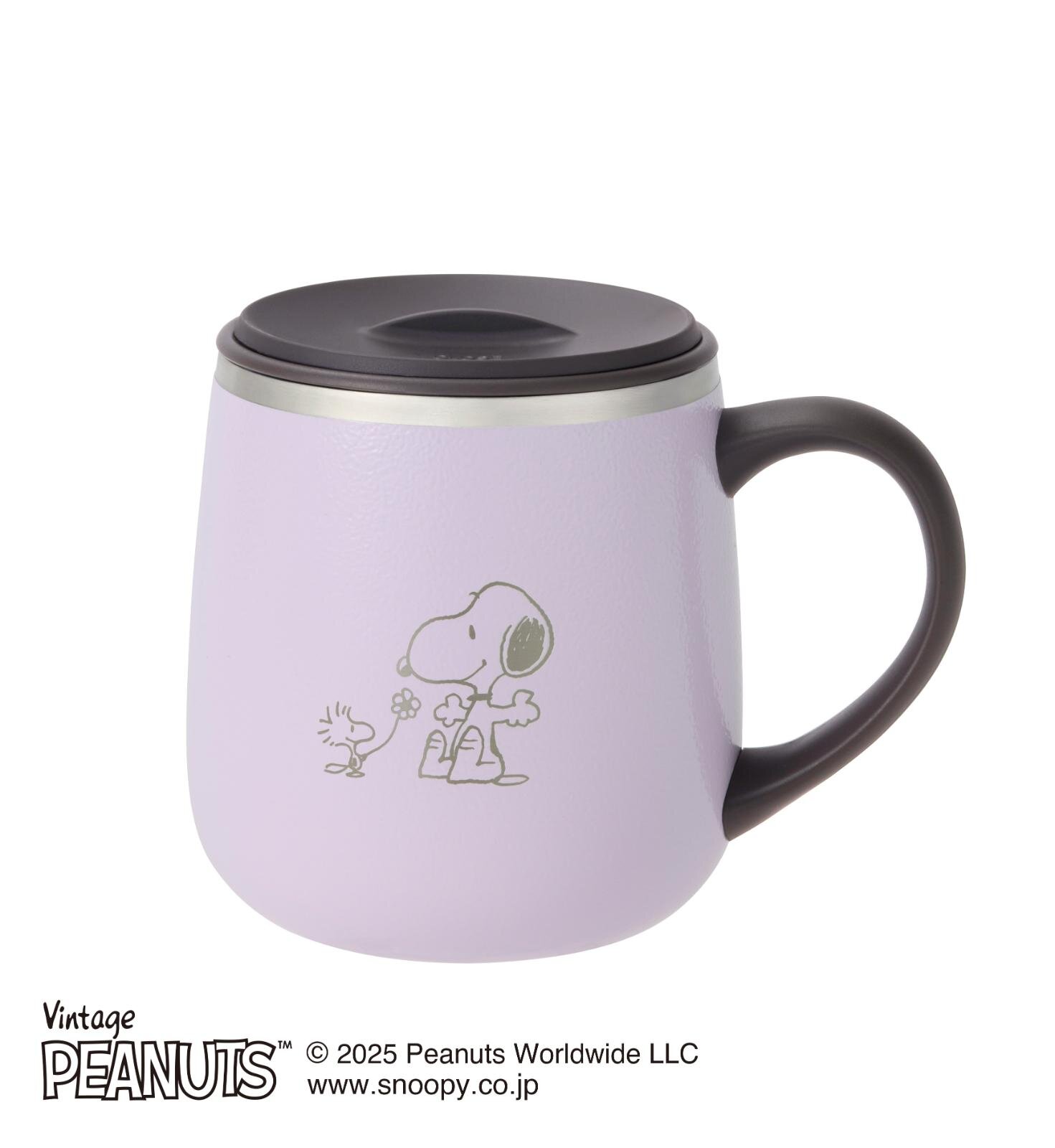 ピーナッツ 蓋つきステンレスマグ ショート 2,420円