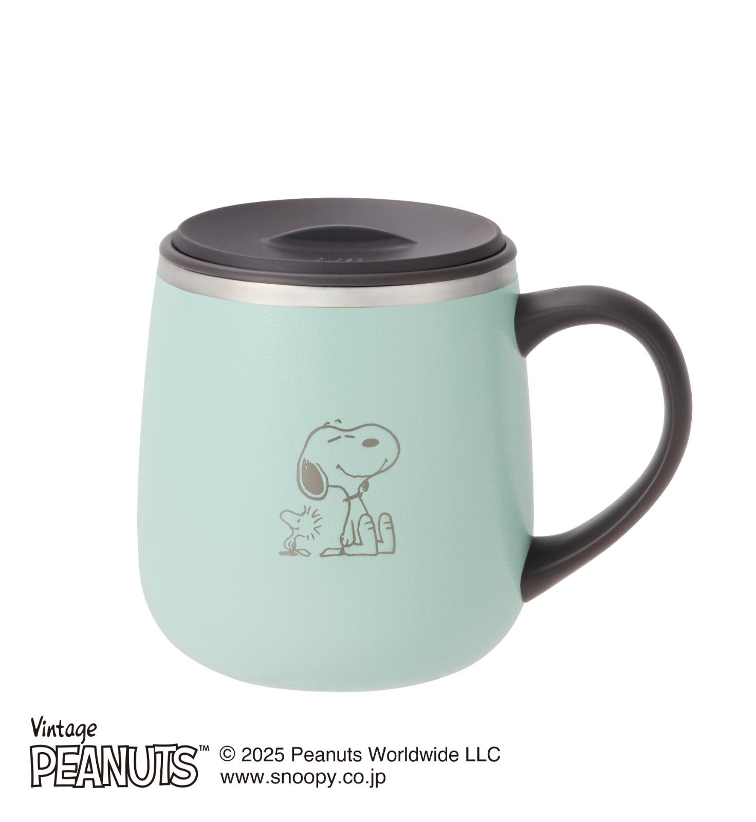 ピーナッツ 蓋つきステンレスマグ ショート 2,420円