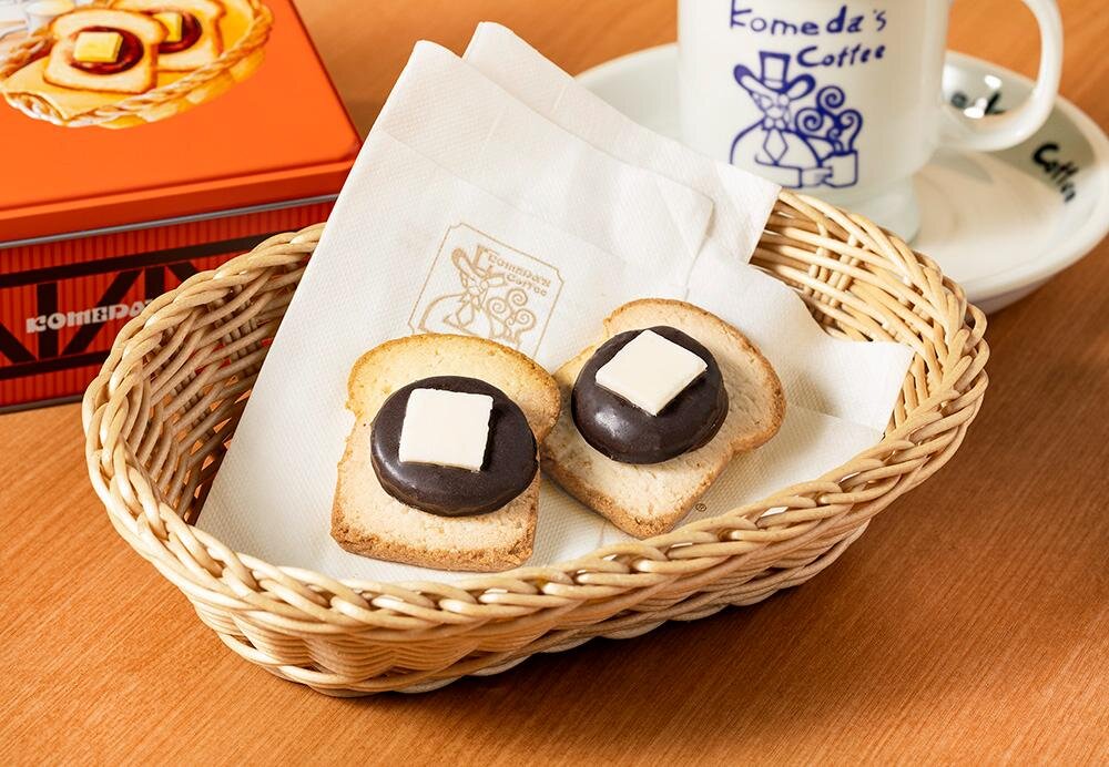 「コメダ珈琲店の小倉トーストサブレ 5個入＜スぺシャル缶＞」2,052円(参考小売価格)