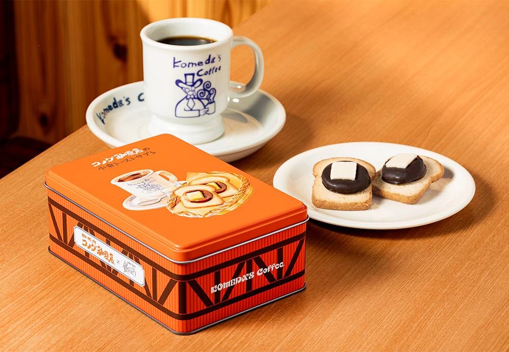 「コメダ珈琲店の小倉トーストサブレ 5個入＜スぺシャル缶＞」2,052円(参考小売価格)