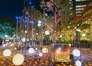 東京ミッドタウン“しゃぼん玉＆雪”が舞う25年クリスマスイルミネーション、屋外スケートリンクも｜写真3