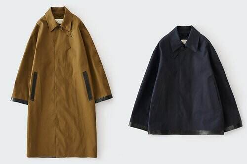 マッキントッシュ×スタジオ ニコルソン“完全防水”ゴム引きコート、ゆったりシルエットで