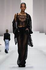 ドルチェ＆ガッバーナ 2026年春夏ウィメンズコレクション - ドレスのように着飾るパジャマルック｜写真58