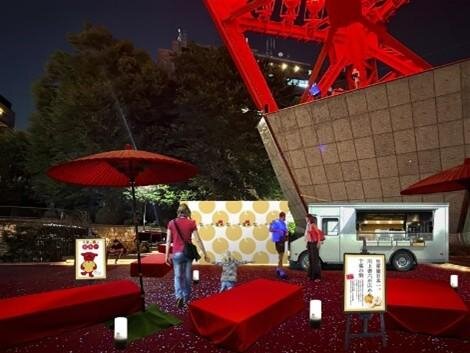 東京タワー「お月見外階段ウォーク」約600段の外階段で楽しむ"中秋の名月"、竹灯籠も設置｜写真6