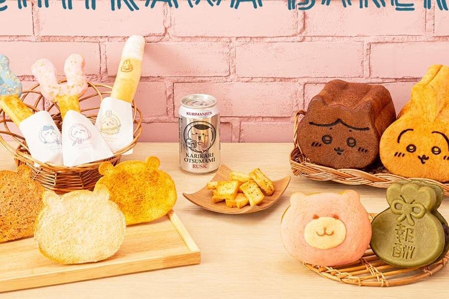 ちいかわベーカリー1周年、あんバター入り報酬袋焼き＆“さすまた”スティックパイなど限定パン｜東急プラザ表参道 オモカド