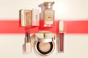 トム フォード ビューティ“バニラの香水”が限定コスメに、“クリーム色パケ”のリップグロス