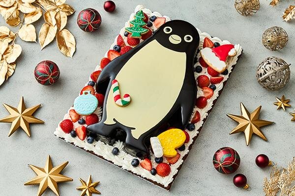 Suicaのペンギン クリスマスパーティーケーキ 20,000円、会員価格 18,000円※1日個数限定(横28cm×縦39cm) 