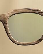 イッセイ ミヤケ アイズの”木目調”アイウェア、ナチュラルなベージュカラーで｜写真6