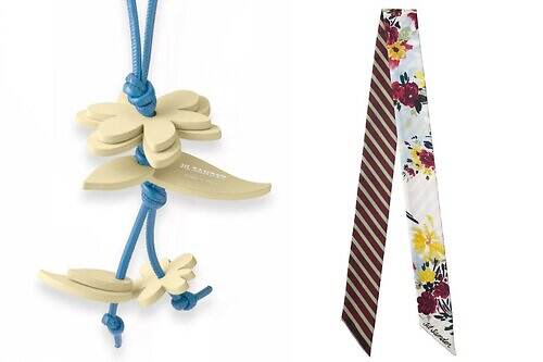 ジル サンダー“花型レザー”重ねたチャーム＆ミニチュア「カンノーロ」型キーリング