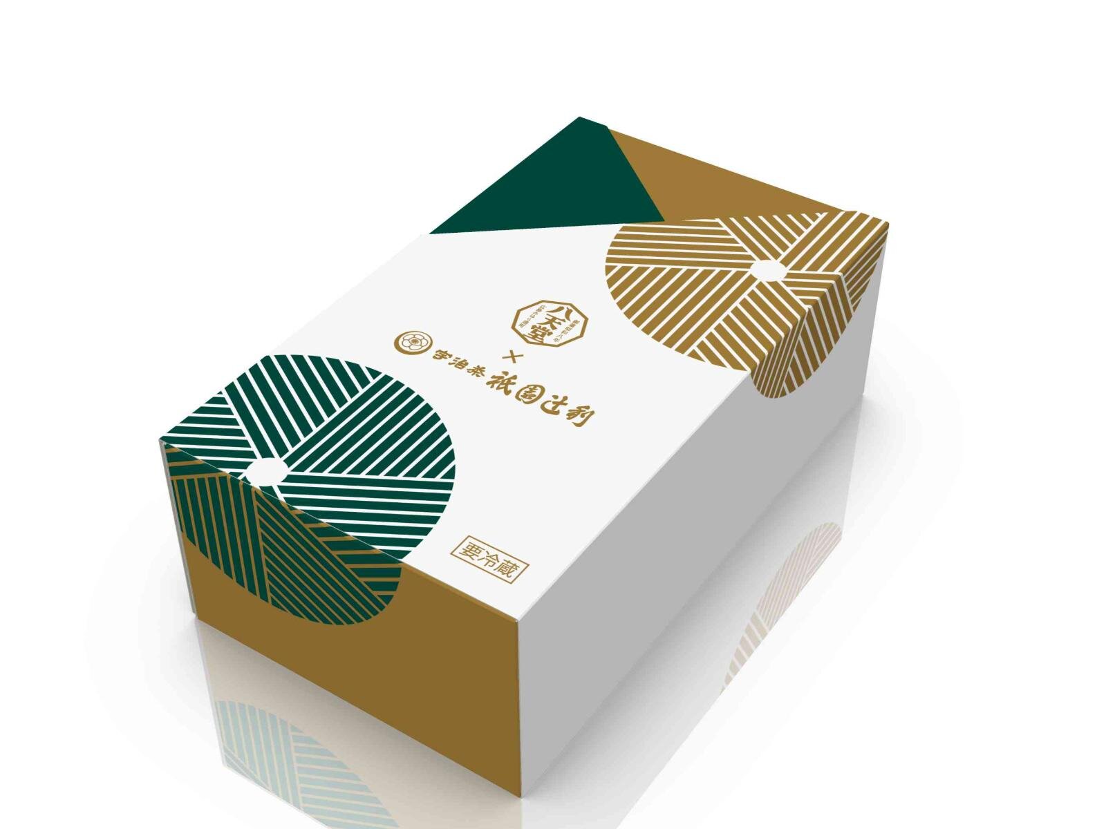 「くりーむパン宇治ほうじ茶」コラボ限定オリジナルBOX(2個入り) 800円