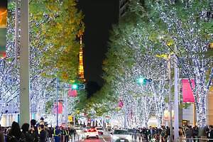 「けやき坂イルミネーション」25年も“白銀”の光の世界に、六本木ヒルズでクリスマスマーケットも|写真1