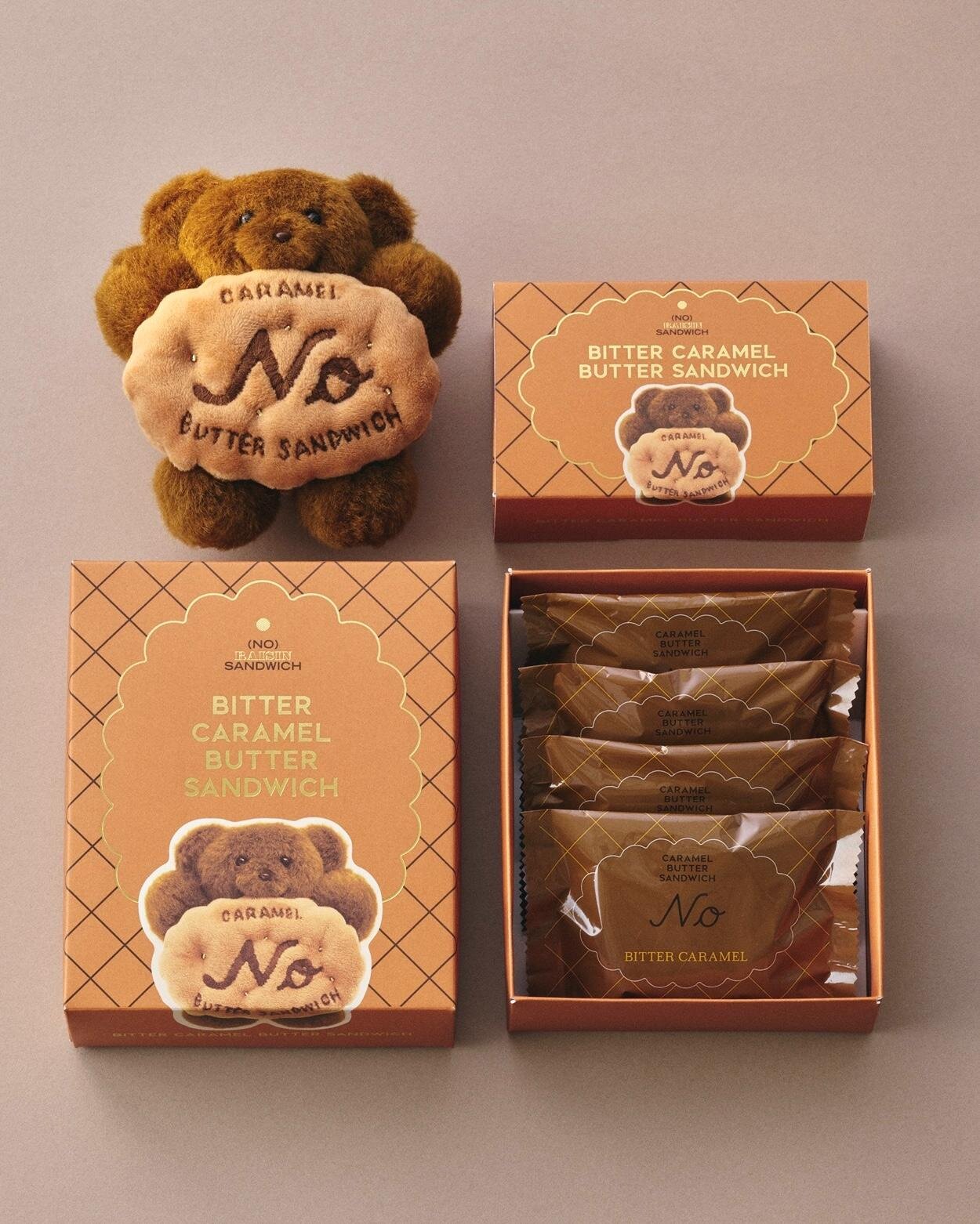 ビターキャラメルバターサンドイッチ 2個入り 850円/4個入 1,650円