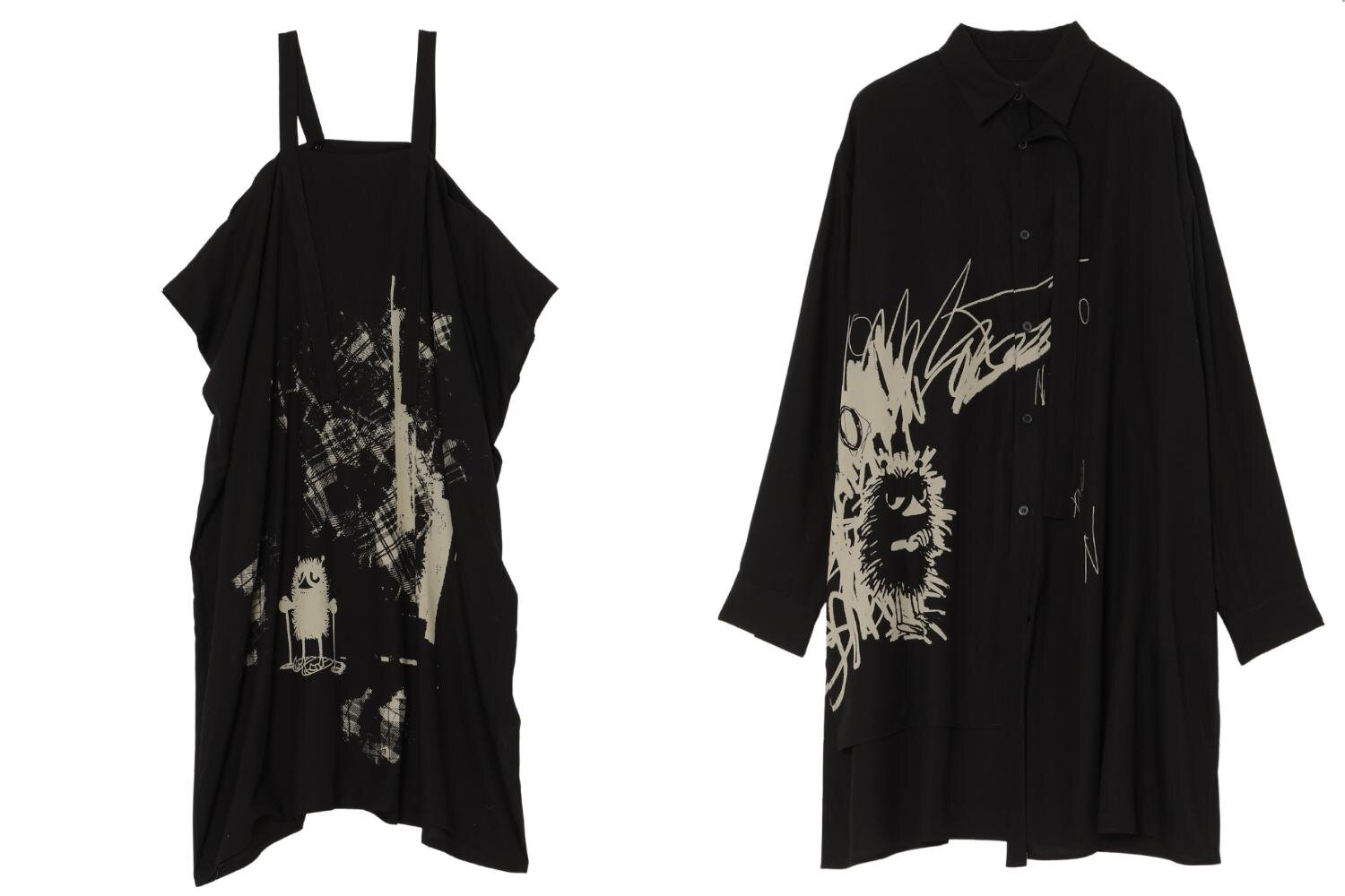 ワイルドサイド ヨウジヤマモト 月下美人刺繍ブルゾン STAFF STYLING｜THE SHOP YOHJI YAMAMOTO