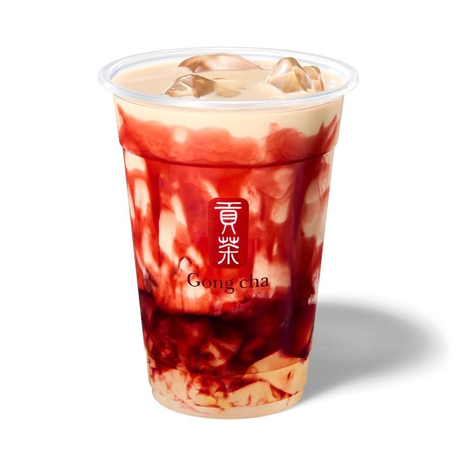 りんごとクランベリー ミルクティー(アイス/M) 650円