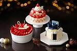 資生堂パーラー 銀座本店ショップ25年クリスマス、“夜空”着想ボックス型ケーキ＆ふんわり苺のショート｜写真1