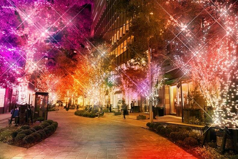 東京ミッドタウン日比谷25年イルミネーション、ツリーがディズニー映画『ズートピア2』仕様に