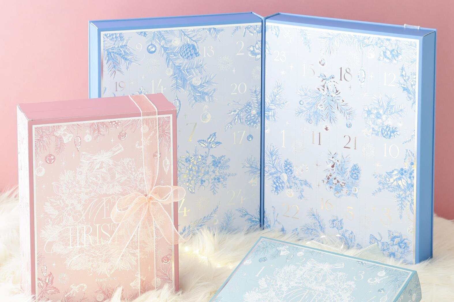 フランフラン25年クリスマスコフレ、人気コスメ＆紅茶香るフレグランス入りアドベントカレンダー全3種