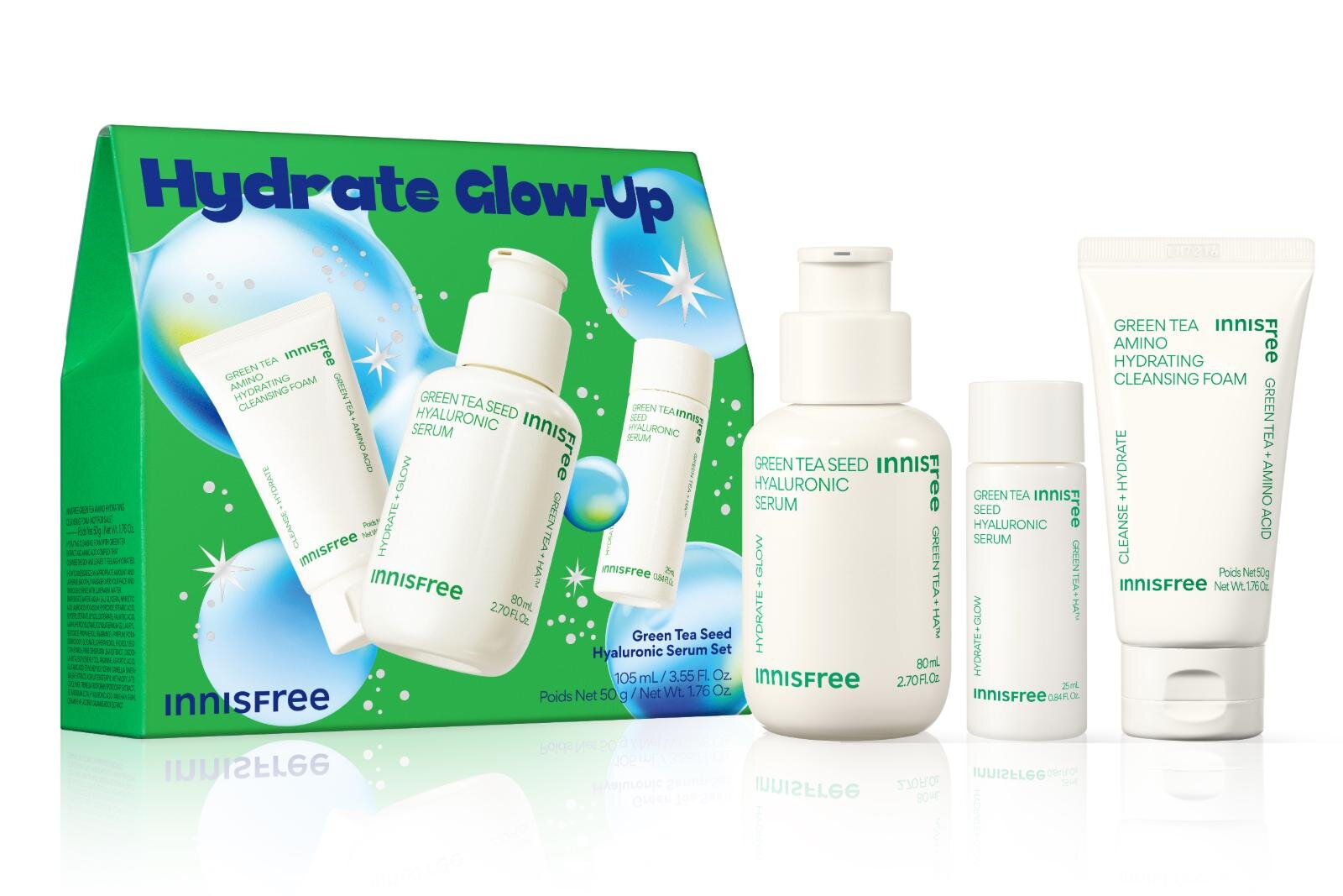 イニスフリー25年クリスマスコフレ、人気美容液“現品入り”スキンケアセットやハンドクリームセット